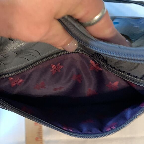 Anuschka Floral Paradise hand painted leather hobo bag - Picture 7 of 12